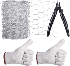 Aboofx Chicken Wire for Craft, 118 X 4 Inch Floral Chicken Wire Net, Hex... - £17.04 GBP