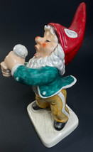 1980 Goebel Co-Boy Gnome Nick the Night Club Singer 6.5&quot; Porcelain Figurine - $29.95
