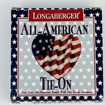 Longaberger All American Tie On 1995 Brand New in box Made in USA Vintage - £7.75 GBP