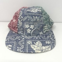 VTG Reyn Spooner Men’s Baseball Cap Snapback Hat Patchwork Hawaiian Flor... - $737.21 MXN
