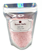 Cinnamon Apple Bath Salts Epsom Salt bath soak holiday gift for her body... - $7.43