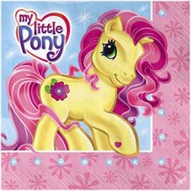 My Little Pony Dessert Beverage Napkins Birthday Party Supplies 16 Per P... - $3.25