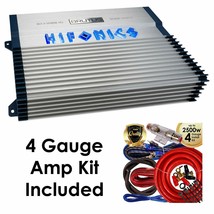 Hifonics BXX1200.4 Brutus 1200W RMS 4 Channel Speaker Car Audio Amplifier + KIT - £253.16 GBP