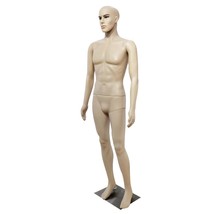 Man Use Male Full Body Realistic Mannequin Display for Dress Form with Base - $123.99