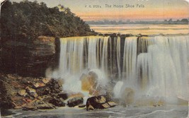 Niagara Falls Ny~Horse Shoe falls~1907 Rotograph 5725a Tinted Photo Postcard - £8.98 GBP
