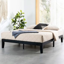 Mellow Naturalista Classic 12 Inch Solid Wood Platform Bed with Wooden S... - $215.81