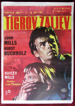 1959 Original Movie Poster Tiger Bay Lee Thompson Hayley Mills Horst Buc... - £102.26 GBP