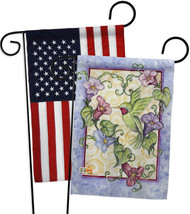 Hummingbird with Trumpet Flowers - Impressions Decorative USA - Applique... - $30.97