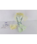 Deadstock Vtg 60s 70s Juliet Chicago Bead Works Lace Beaded Bridal Veil ... - $81.39 CAD