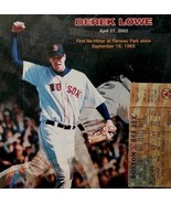 2002 Derek Lowe 8x10 Photo 1st No Hitter Fenway April 27 With Ticket Stu... - $39.99