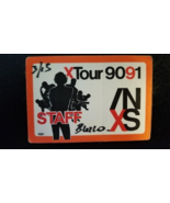 INXS / MICHAEL HUTCHENCE - 1990 1991 TOUR VINTAGE ORIGINAL CLOTH BACKSTA... - $12.00