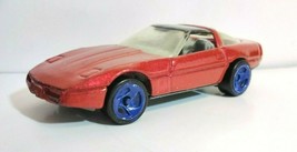 Mattel Hot Wheels Red 80&#39;s Corvette 1982 Malaysia Diecast Car Vehicle - £3.99 GBP