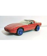 Mattel Hot Wheels Red 80&#39;s Corvette 1982 Malaysia Diecast Car Vehicle - £3.93 GBP