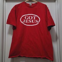 Got Jesus Parody Milk Red T-shirt Christian Bible Religion Shirt Men&#39;s XL - $278.75 MXN