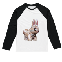 Bunny Sublimation Baseball Long Sleeve T-Shirt - £19.92 GBP