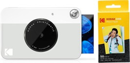 Kodak PRINTOMATIC Digital Instant Print Camera (Grey) with Kodak 2ʺx3ʺ Premium - £88.46 GBP