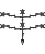 Suptek Hex LED LCD Monitor Stand up Desk Mount 6 Six Screens Heavy Duty ... - $2,008.34 MXN