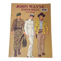 Vintage John Wayne Paper Dolls Book Uncut Tom Tierney USA Made - $12.19