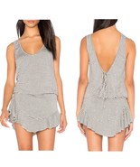 Riller and Fount Hollie Grey Stripe Skort Romper Dress XS 0 - €27,80 EUR