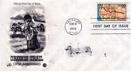 U S Stamps  First Day Cover- 150th Anniversary Oregon Trail - $6.00