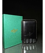 Pheasant Black  Leather Cigar Case Made in Spain NIB - $130.34 CAD