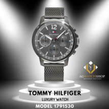 Tommy Hilfiger Herren-Chronograph, Edelstahl, graues Zifferblatt, 46 mm,... - £95.83 GBP