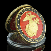 Marine Corps Rifleman&#39;s Creed Challenge Coin USMC Semper fidelis Souveni... - £7.71 GBP