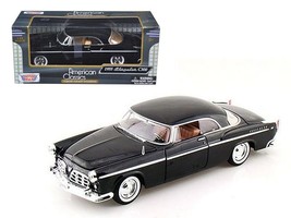 1955 Chrysler C300 Black 1/24 Diecast Model Car by Motormax - £30.91 GBP