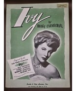 1947 Vintage Sheet Music &quot;IVY&quot; By Hoagy Carmichael - Sam Wood Production - $9.20