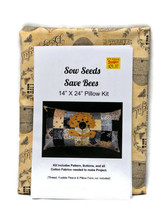 14&quot;x 24&quot; Sow Seeds Save Bees Pillow Kit - Sold by the Kit M543.04 - $29.97