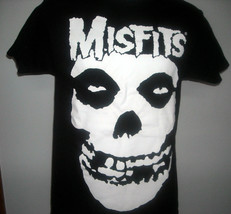 Mens The Misfits T Shirt small Skull logo black 100% cotton - £17.09 GBP