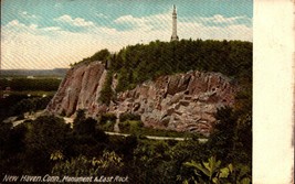 Undivided Back Postcard - Monument &amp; East Rock, New Haven, Conn. BK51 - £2.34 GBP