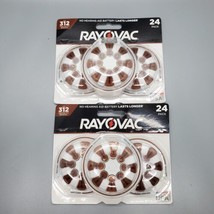 2 Rayovac Size 312 Hearing Aid Batteries 1.45V Exp 01/2025 24 Each 48 Total - $21.99