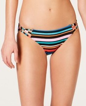 Sundazed Womens Lucky Stripes Printed Strappy Bikini Bottoms,Lucky Strip... - $34.00