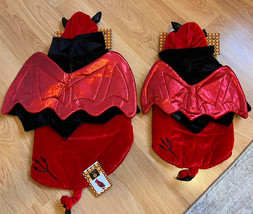 First Class Fido Devil Dog Halloween Costume Size M 14&quot;-17&quot; &amp; Small 11&quot;-13&quot; - £13.43 GBP