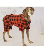 Wondershop Holiday Buffalo Check Flannel Dog Pajamas Size Medium up to 5... - £11.52 GBP