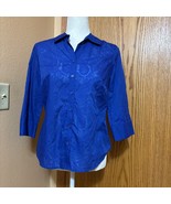 Croft &amp; Barrow ladies PS button up top NWT - $22.00