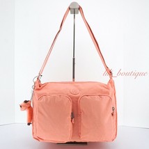 NWT New Kipling HB7685 Sidney Crossbody Shoulder Bag Polyamide Peachy Coral $104 - £43.11 GBP