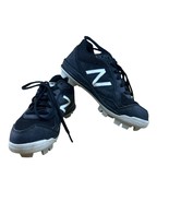 New Balance Boys Baseball Cleats Size 1.5Y Black White JASTARK1 Junior A... - $14.84
