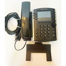 Polycom VVX 410 VOIP Telephone Business Desk IP POE Phone Used (READ) - £20.91 GBP
