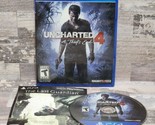 Uncharted 4: A Thief&#39;s End (PlayStation 4, PS4, 2016) Tested Complete - $8.90