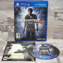 Uncharted 4: A Thief&#39;s End (PlayStation 4, PS4, 2016) Tested Complete - £7.11 GBP