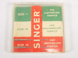2 NEW SINGER SIZE 16 ROUND BALL POINT NEEDLES For HEAVY FABRIC - $3.46