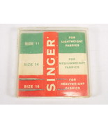 2 NEW SINGER SIZE 16 ROUND BALL POINT NEEDLES For HEAVY FABRIC - $64.54 MXN