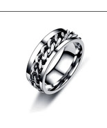 Stainless Steel Chain Rotating Ring for Men and Women - $12.83 CAD