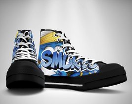 The Smurfs Canvas Sneakers Shoes - £39.95 GBP