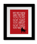 Black Dog by Led Zeppelin - Rock Music Song Lyric Art Print, Canvas or P... - $18.81+