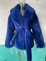 RR1472 Length 70cm Blazer Eco  Coats Womens  Artifical   Short Jackets Woman   W - £103.13 GBP