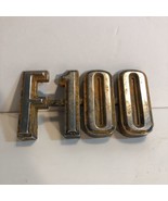 Ford F100 Emblem Badge 1970s Era Vintage F-100 Fender Logo D4TB16702 - $18.65
