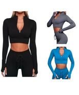 Long Sleeve Seamless Yoga Set - $25.00